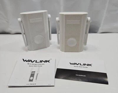2 WAVLINK Aerial X Dual Band Wi-Fi Access Point Repeater Range Extender 2.4G  5G - Image 1 of 3