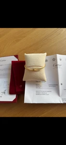 cartier bracelet gold diamond nail - Picture 1 of 1