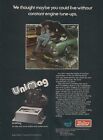 1977 Mallory Electric UniMag Electronic Ignition VTG Print Ad Chevrolet Impala