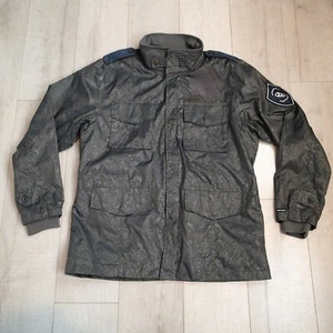 Live Mechanics Jacket Men XL Gray taupe Paisley Streetwear Urban military - Picture 1 of 21