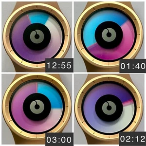 40mm MYSTERY HANDS | Constantly Changing Colors | Rosetone CELESTE ZIIIRO Watch - Picture 1 of 12