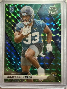 2025 Panini Mosaic - Bhayshul Tuten Green Mosaic #385 Rookie Jaguars RC - Picture 1 of 2