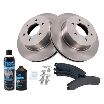 TRQ BKA35092 Disc Brake Kit For Nissan Titan XD 2016-2019 Front 20828610 - Изображение 1 из 4