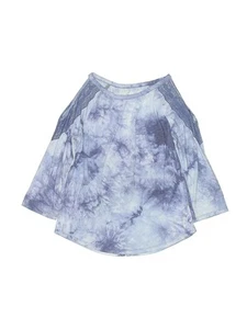 Mudd Girls Blue 3/4 Sleeve Blouse 14 - Picture 1 of 2