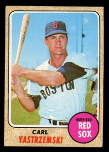 1968 Topps 250 Carl Yastrzemski Medias Rojas de Boston (arruga) centrado fuerte atractivo - Imagen 1 de 2