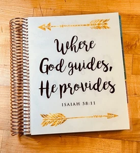 Where God Guides, He Provides Cover Set for use with Erin Condren Life Planner~ - Picture 1 of 4