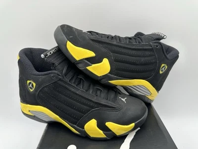 Nike Air Jordan Retro 14 XIV Negro Thunder 487471 070 Talla 8 Hombre’s Foto 1 de 4