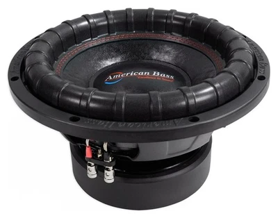 American Bass ELITE-1244 2400w 12" Competition Car Subwoofer 3" Voice Coil/150Oz