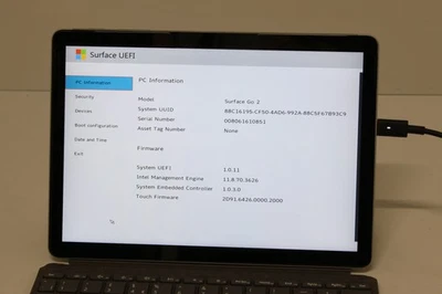 Microsoft SURFACE GO 2 CPU 4425Y 1.70GHz 128 GB SSD 8GB Grade B - NO BATTERY - Image 1 of 4