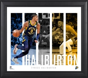 Tyrese Haliburton Indiana Pacers Framed 15x17 Player Panel Collage - Picture 1 of 1
