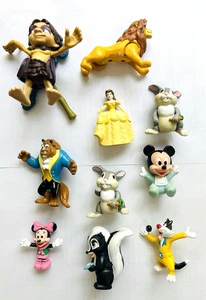 Vintage Lot Disney Toys 80s 90's Early 2000s Simba Tak Thumper Mickey Minnie - Picture 1 of 14