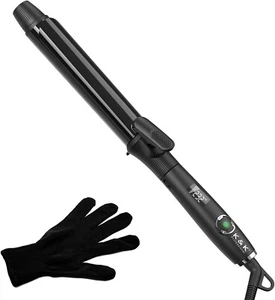 K&K Professional Hair Curling Tong 30s Heat MCH 32mm Ceramic Iron Curler - Picture 1 of 20