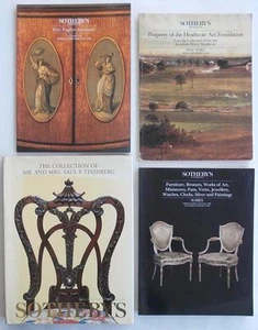 4 Sotheby's Auction Catalogs Including EUROPEAN FURNITURE * Reference Material ! - Picture 1 of 12