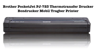 Brother PocketJet PJ-723 Thermotransfer Drucker Bondrucker Mobil Tragber Printer - Bild 1 von 4