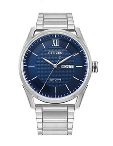 Citizen Eco-Drive AW0081-54L Blue Dial Stainless Steel 42 mm Solar Men's Watch - Picture 1 of 1