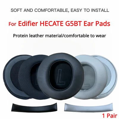 Almohadillas de repuesto para diadema Edifier HECATE G5BT cubierta de auriculares