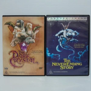 DVD The Dark Crystal + The Neverending Story. 80s Kids Classic Films - Picture 1 of 6
