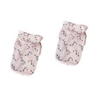  2 Pcs Summer Blouses Dog Shirts for Small Dogs Pink Clothes