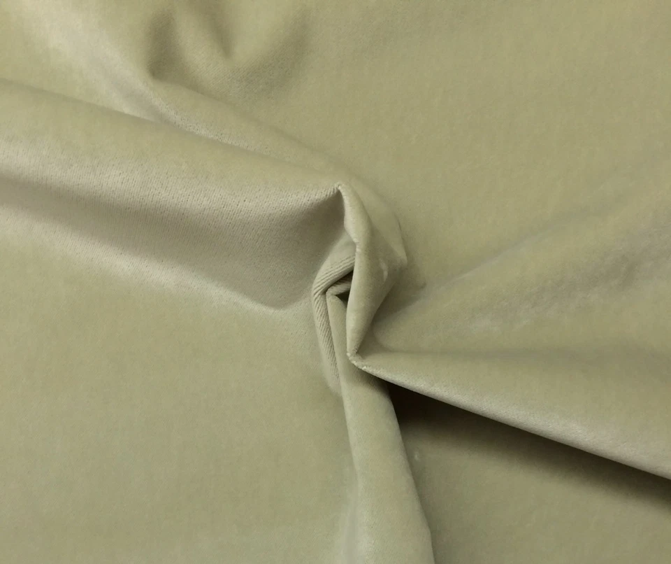 Ballard Designs Queens Velvet Sage Solid Furniture Fabric 3 Yards 54"w