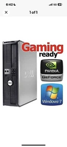 Custom Dell 1GB NVIDIA HDMI Gamer Tower Quad Core 8GB 1TB WiFi Desktop PC Win 7 - Picture 1 of 1