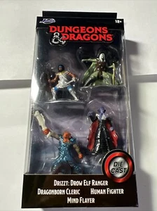 Jada Dungeons & Dragons Nanofigs Collectibles Toy Figures - Set of 4 - Picture 1 of 2
