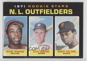 1971 Topps High # Wayne Redmond Keith Lampard Bernie Williams #728 Rookie RC