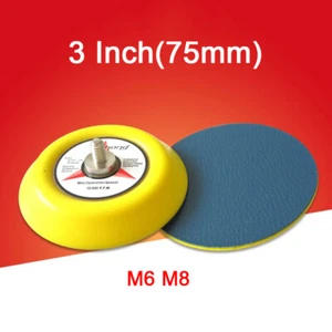 2 inch 50mm Sanding Polishing Backing Pads M6 M8 Thread for Discs Air Sander - Picture 1 of 5
