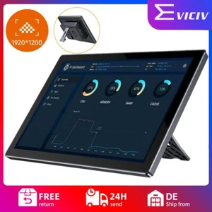 EVICIV 10,1 Zoll Portable Monitor Touch 1920x1200 HDR für Raspberry Pi Rpi PC PS - Bild 1 von 8