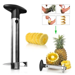 Stainless Steel Pineapple Corer Slicer Peeler Fruit Peeling Tool Pineapple Knife - Picture 1 of 10