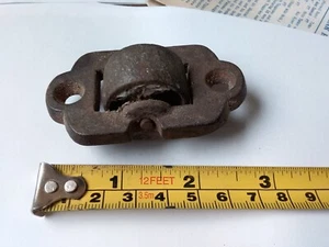 Rueda rodante de órgano para piano de hierro fundido antigua década de 1800 con montaje rueda de alta resistencia - Imagen 1 de 4