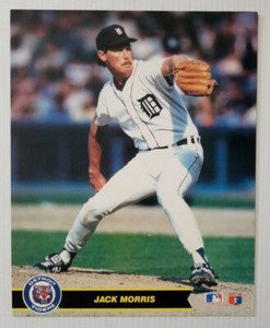 Jack Morris Detroit Tigers MLB 1990 8x10 Collectors Marketing Action Photo Pic