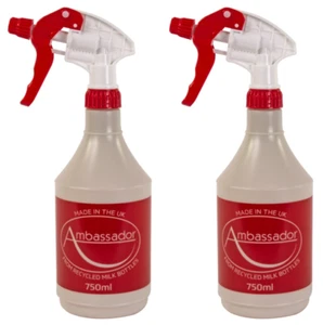 2x Ambassador Recycled Indoor Outdoor Garden Plant Trigger Sprayer Nozzle 750ml - Picture 1 of 1