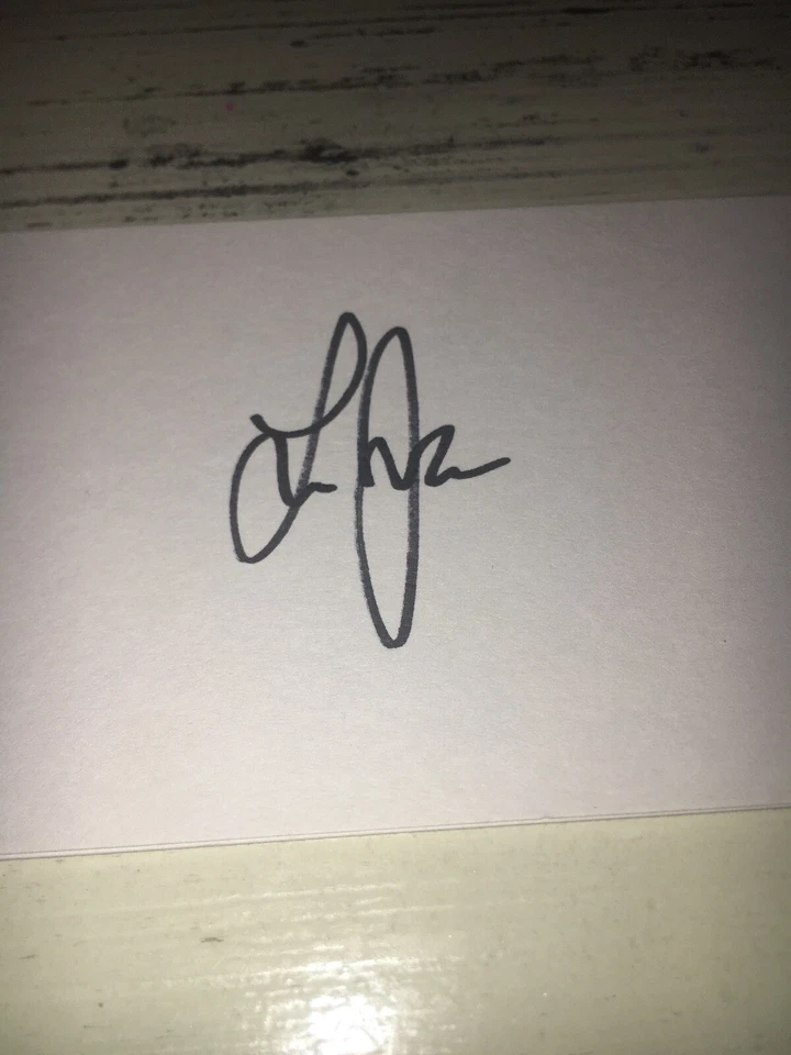 Lee Jansen  Signed 3x5 index Card - Изображение 1 из 1