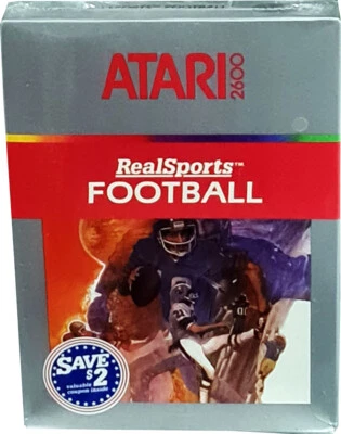 RealSports Football for Atari 2600, Activision, Vintage 1982, New! MISB - Image 1 of 4