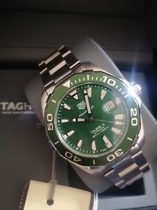 Reloj para hombre TAG Heuer Aquaracer verde - WAY201S.BA0927