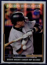 2005 Topps Chrome Update Refractor #UH216 Craig Biggio Astros HOF