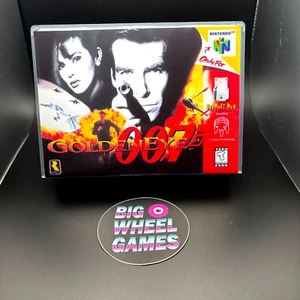 GoldenEye 007 (Nintendo 64) Custom Case and Artwork - Brand New! - Afbeelding 1 van 9
