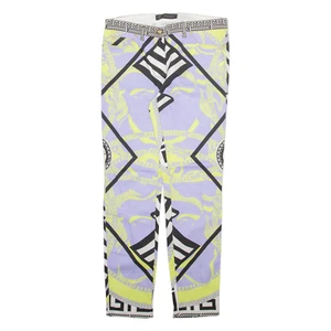 VERSACE Womens Trousers Purple Slim Tapered W30 L29 - Picture 1 of 6