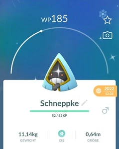  ✨#361 Shiny Schneppke Pokémon Go✨ - Picture 1 of 2