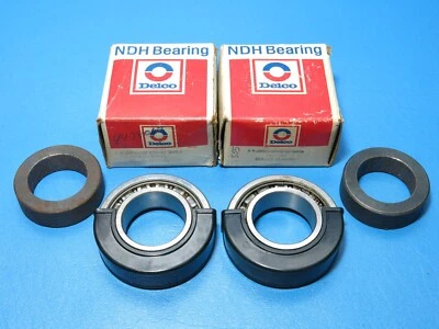 Nuevo de Lote Antiguo Par 2 Cojinetes de Rueda Trasera Chevrolet Oldsmobile Pontiac GM 1969-1976 7451660 Foto 1 de 4