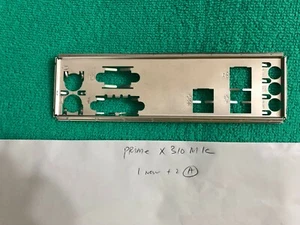 ORIGINAL ASUS IO SHIELD for ASUS PRIME H310M-K ,PRIME H310M K, USED - Afbeelding 1 van 1