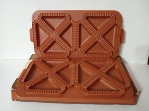 Williams-Sonoma Filled Pastry Press w/ Box Triangle Shape Molds Party Appetizers - Picture 1 of 9