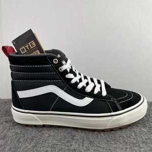 VANS Sk8-Hi MTE-1 Black True White Sneaker Boots VN0A5HZY6BT Men's Size 9 NWT - Picture 1 of 7