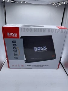 BOSS AUDIO R6002 RIOT SERIES 2 CHANNEL CH 1200W CLASS AB CAR MPLIFIER AMP 187879 - Picture 1 of 7