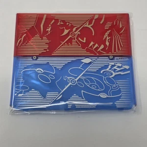 New Nintendo 3DS Kisekae Cover No.040 Groudon Kyogre Rubin Saphir Pokemon Orig! - Bild 1 von 2