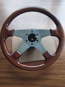 Vintage Wooden Steering Wheel - Picture 1 of 3
