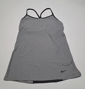 Nike Dri-Fit Damen Medium grau Tank Top ungepolstert BH-Unterstützung - Bild 1 von 7