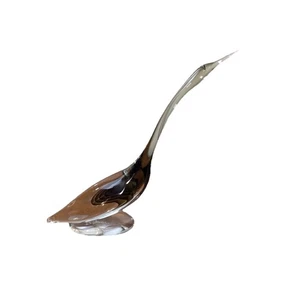 Murano Glass Pino SIGNORETTO - Glass Swan Signed Italian Art Rare Beautiful - Picture 1 of 10