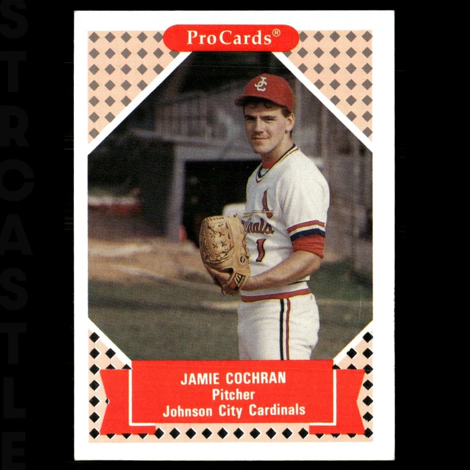 Jamie Cochran 1991 ProCards Tomorrow's Heroes #327 St. Louis Cardinals ⚾ RC - Image 1 of 3