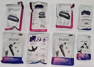Banco de alimentación magnético universal Statik Snap-N-Charge cargador portátil sellado Foto 1 de 2